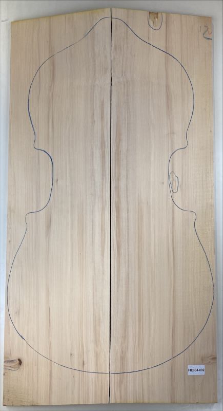 Top Spruce Double Bass Unique Piece #002